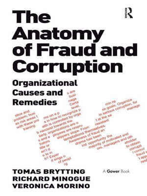 cover image of The Anatomy of Fraud and Corruption